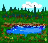 Fall Lake Scene